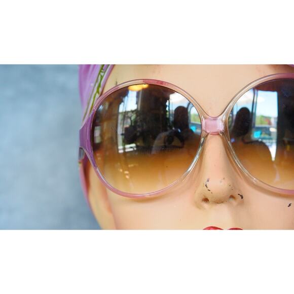 Vintage 1980s Sunglasses NOS Taiwan Multicolor Grandma Retro Festival Boho main image 9